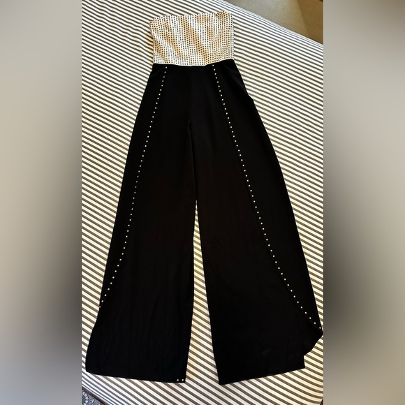 Alice + Olivia "Angelica" studded jumpsuit Small - Picture 3 of 16